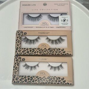 House of Lashes 3 sets false eyelashes Demure Lite, Tigress, Purrr NEW